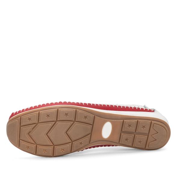 Chiara Gradi Damenslipper weiß/rot 42 - 112057200007 - 3 - 588px