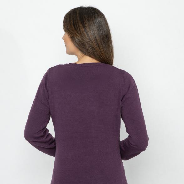 Cashmerelike by BLUE SEVEN Pullover pflaume 38 - 112390800001 - 3 - 588px