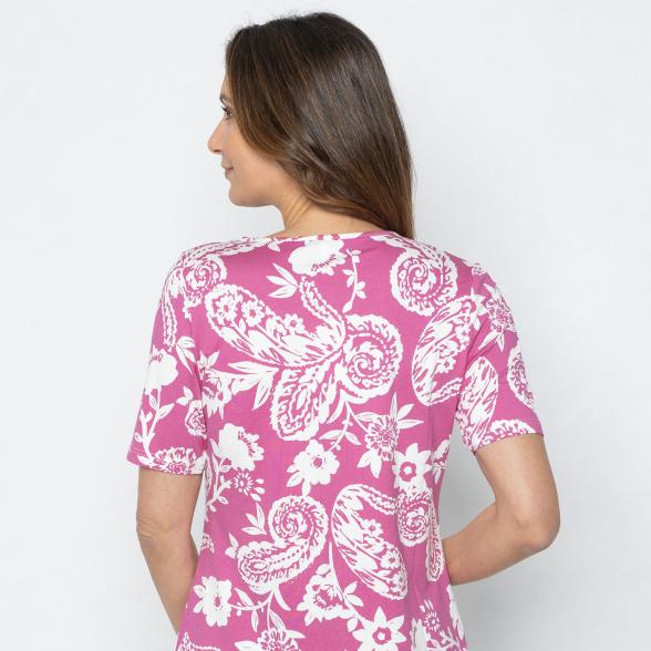 RÖSSLER SELECTION Damen Shirt fuchsia/weiß 38 - 112515900002 - 3 - 588px