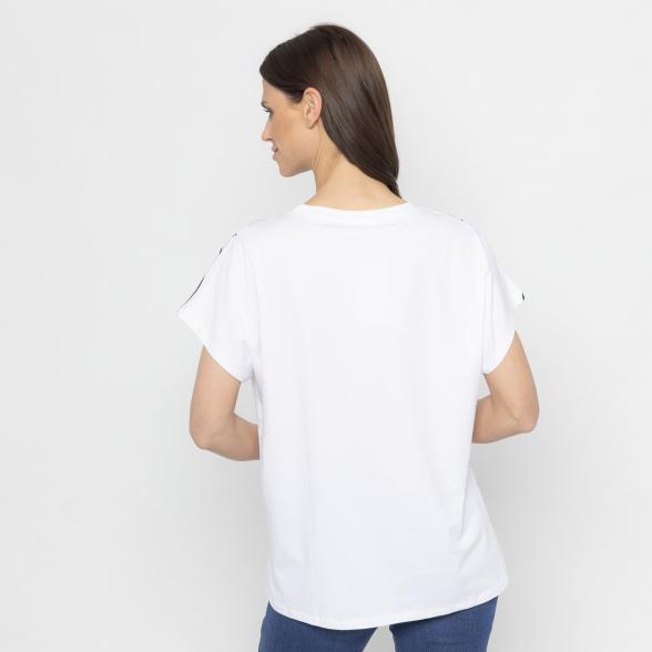 FASHION NEWS Damen-Shirt weiß/ schwarz - 112843100000 - 3 - 588px