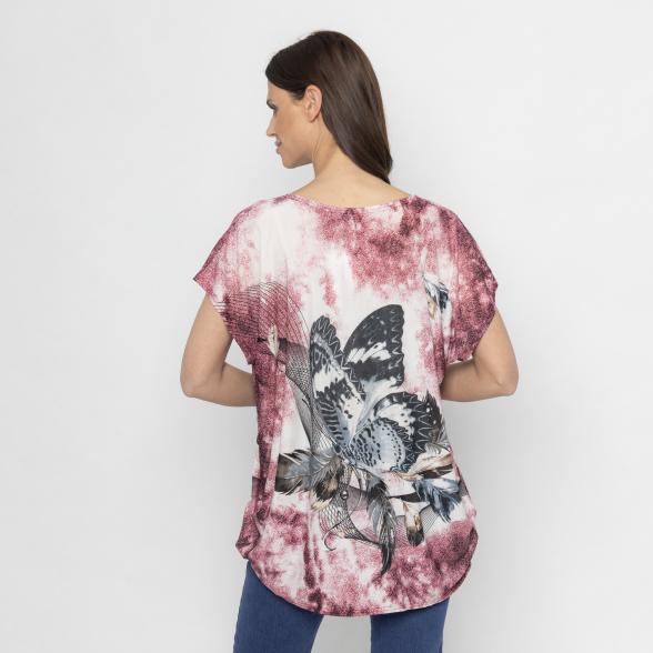 FASHION NEWS Damen-Shirt rosa/ multicolor M/L - 112843600001 - 3 - 588px