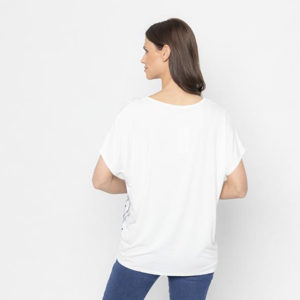 FASHION NEWS Damen-Shirt weiß/ multicolor M/L - 112844300001 - 3 - 588px