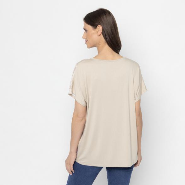 FASHION NEWS Damen-Shirt beige/ multicolor M/L - 112844500001 - 3 - 588px