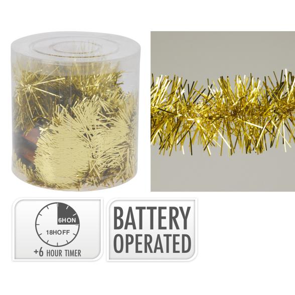 Lichterkette Lametta beleuchtet gold10m - 112877900000 - 3 - 588px