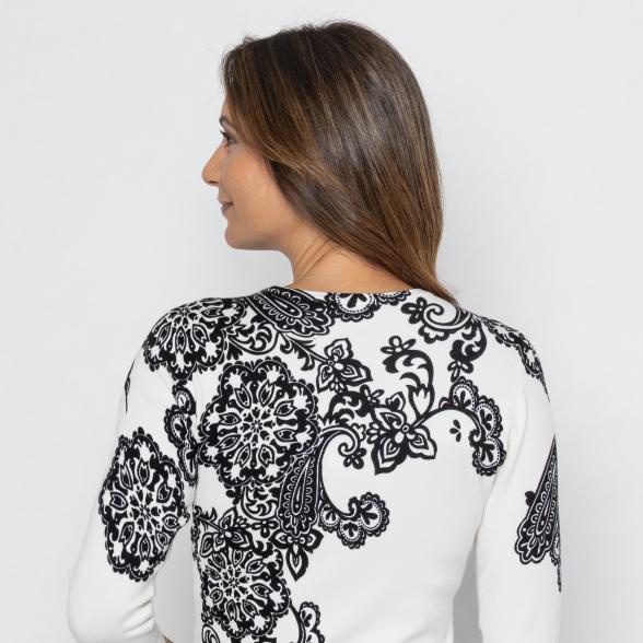 MILANO Design Pullover schwarz/ weiß 36/38 - 112879800001 - 3 - 588px