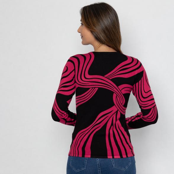 MILANO Design Pullover schwarz/ rot 36/38 - 112880100001 - 3 - 588px