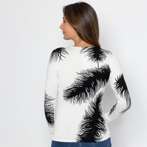 MILANO Design Pullover weiß/ schwarz 40/42 - 112880500002 - 3 - 588px