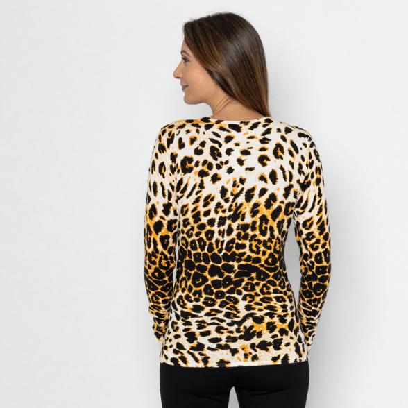 MILANO Design Pullover schwarz/weiß/orange 36/38 - 112881400001 - 3 - 588px