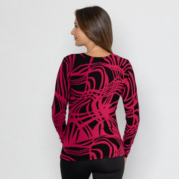 MILANO Design Pullover rot/schwarz 36/38 - 112881800001 - 3 - 588px
