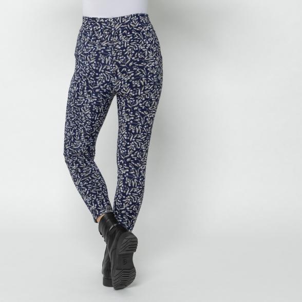 FASHION NEWS Thermo-Fleece-Leggings marine/beige 36/38 - 112925600001 - 3 - 588px