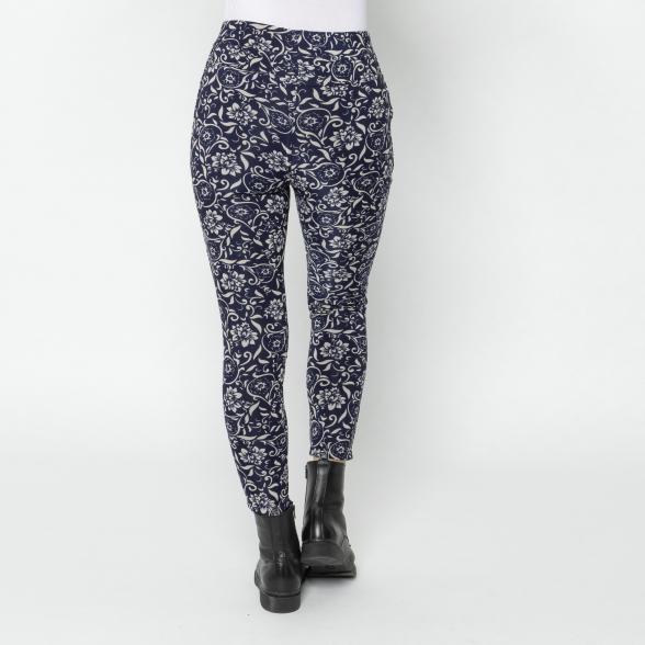 FASHION NEWS Thermo-Fleece-Leggings marine/beige 36/38 - 112926000001 - 3 - 588px