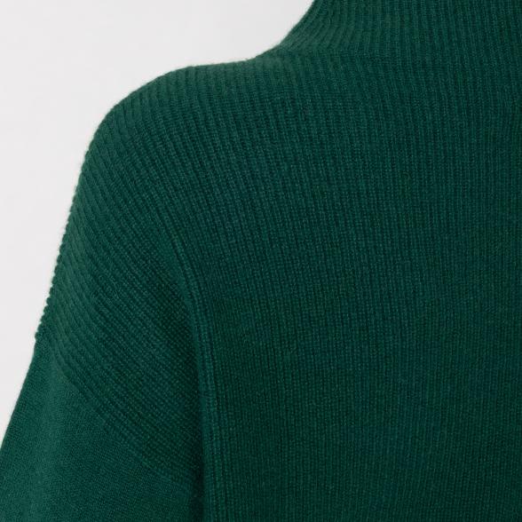 100% KASCHMIR Pullover, Stehkragen, tanne 34/36 - 112961100001 - 3 - 588px