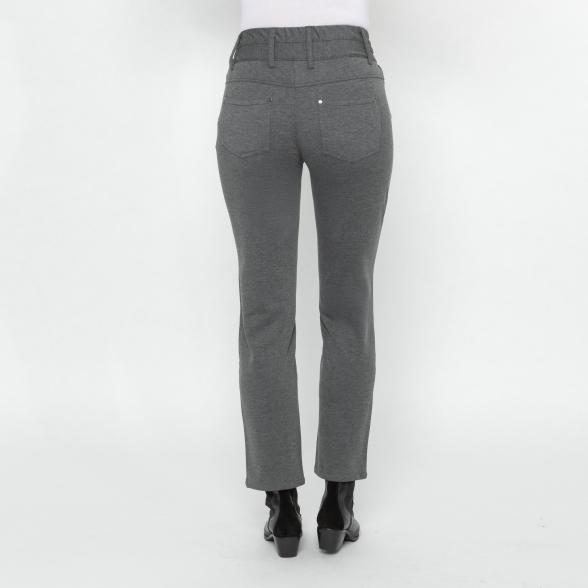 Zauberhose 'Miracle Shape' Regular grau meliert 32/34 - 113020200001 - 3 - 588px