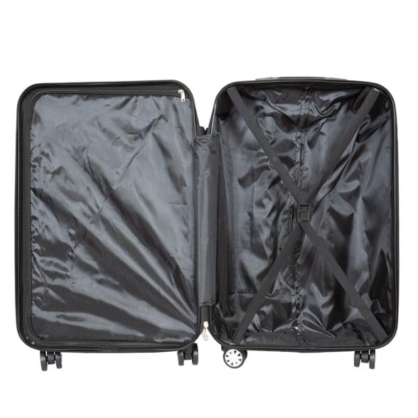 3-teiliges ABS-Kofferset 'Portofino', schwarz - 113050500000 - 3 - 588px