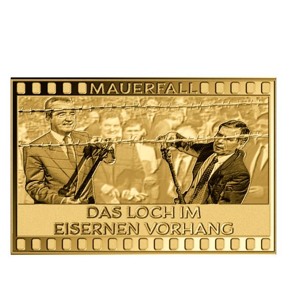 10er Set Gold-Münz-Barren "35 Jahre Mauerfall II" - 113095100000 - 3 - 588px