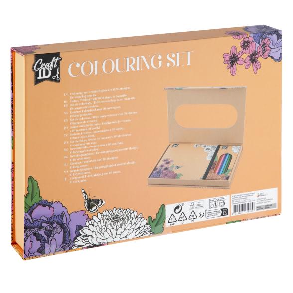 Colouring set, 10 pencils, 1 colouringbook 48 sh, - 113114800000 - 3 - 588px