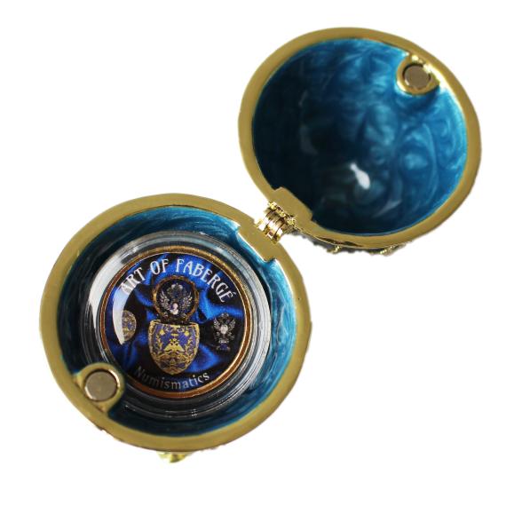 Aufsteller & Münze 'Art of Fabergé Numismatics' - 113119000000 - 3 - 588px