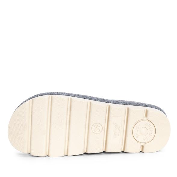 Dr. Feet Damenhausschuhe grau mit Herzen 36 - 113191600001 - 3 - 588px