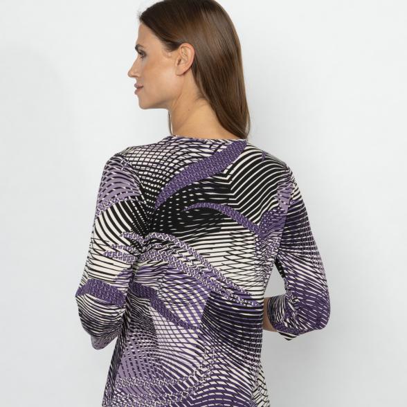 RÖSSLER SELECTION Damen Shirt schwarz/creme/lila 36 - 113203900001 - 3 - 588px