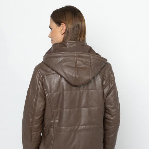 OTTO KERN Damen-Ledermantel 'Angela' dunkelbraun 38 - 113220700001 - 3 - 588px