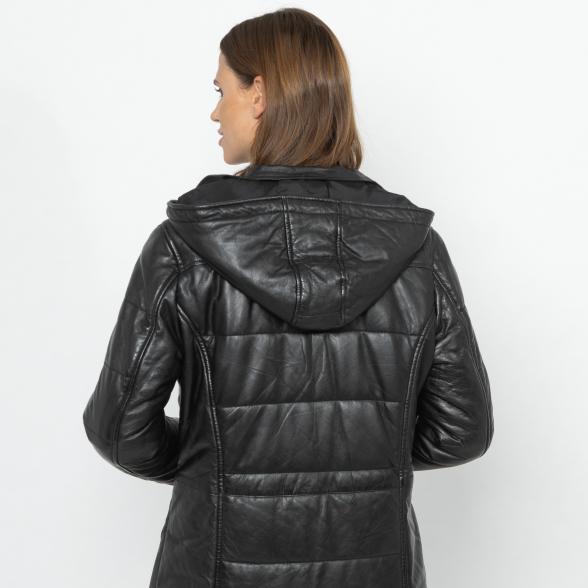 OTTO KERN Damen-Ledermantel 'Angela' schwarz 38 - 113220800001 - 3 - 588px