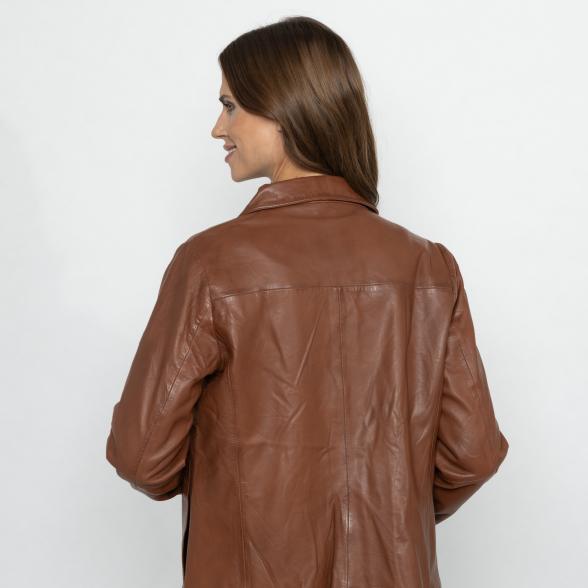 OTTO KERN Damen-Lederjacke 'Elora' cognac 40 - 113221300002 - 3 - 588px