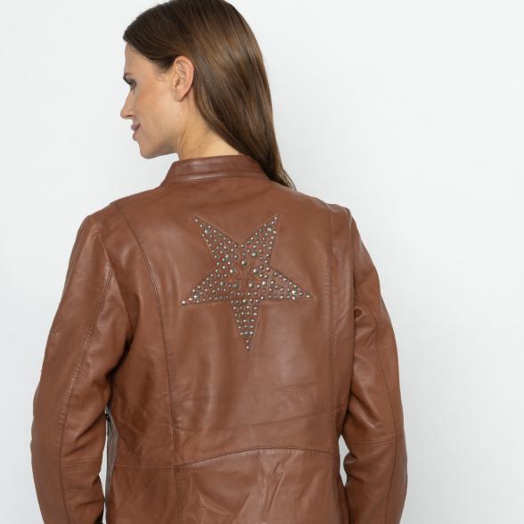 OTTO KERN Damen-Lederjacke 'Nella' cognac 38 - 113221500001 - 3 - 588px