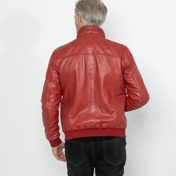 OTTO KERN Herren-Lederjacke 'Tony' rot 50 - 113223600001 - 3 - 588px
