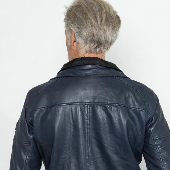 OTTO KERN Herren-Lederjacke 'Lenny' marine 50 - 113224100001 - 3 - 588px