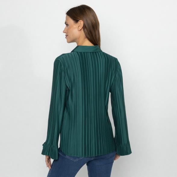 TRENDS by J. Leibfried Plissee-Bluse tannengrün - 113229800000 - 3 - 588px