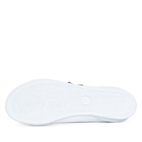 Andrea Conti Damen Ledersneaker weiß/brandy 36 - 113566600001 - 3 - 588px