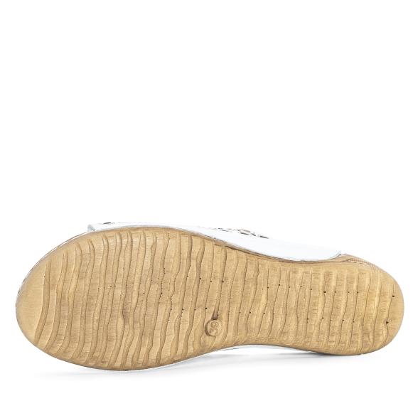 Andrea Conti Damen Lederpantolette weiß 42 - 113581900007 - 3 - 588px