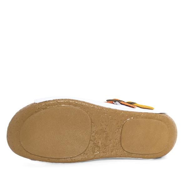 Andrea Conti Damen Lederpantoletten weiß/multi 36 - 113582900001 - 3 - 588px