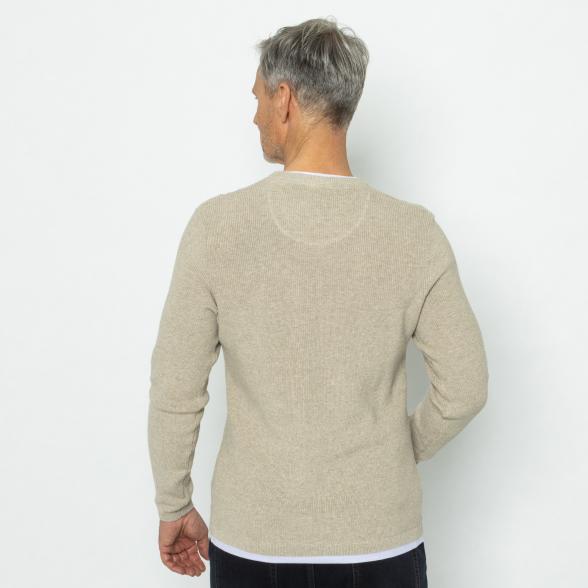 Herren-Pullover beige S - 113604600001 - 3 - 588px