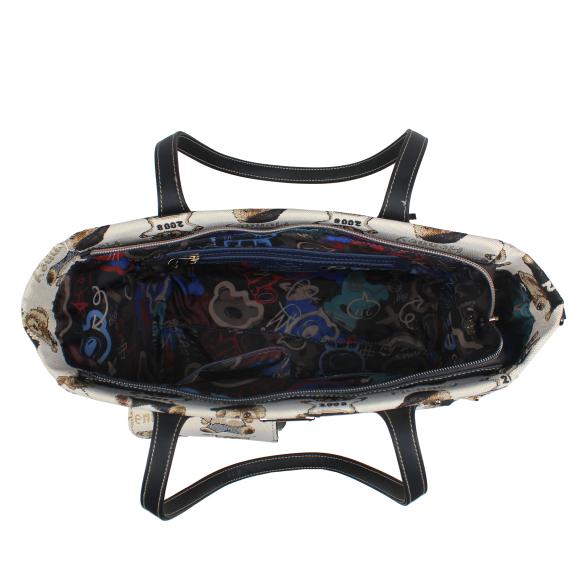 Henney Bear Schultertasche creme/dunkelblau - 113624000000 - 3 - 588px