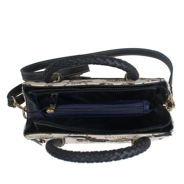 Henney Bear Henkeltasche schwarz/creme - 113624900000 - 3 - 588px