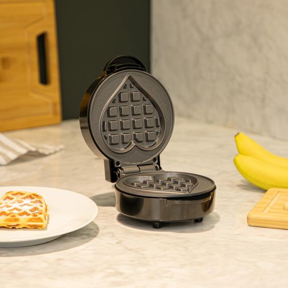 ADE Mini-Waffeleisen Herz schwarz - 113628800000 - 3 - 588px