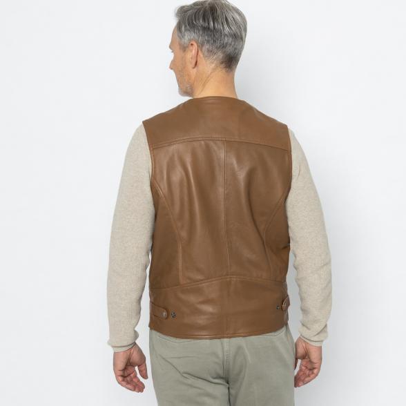 OTTO KERN Herren-Lederweste cognac 50 - 113669900001 - 3 - 588px