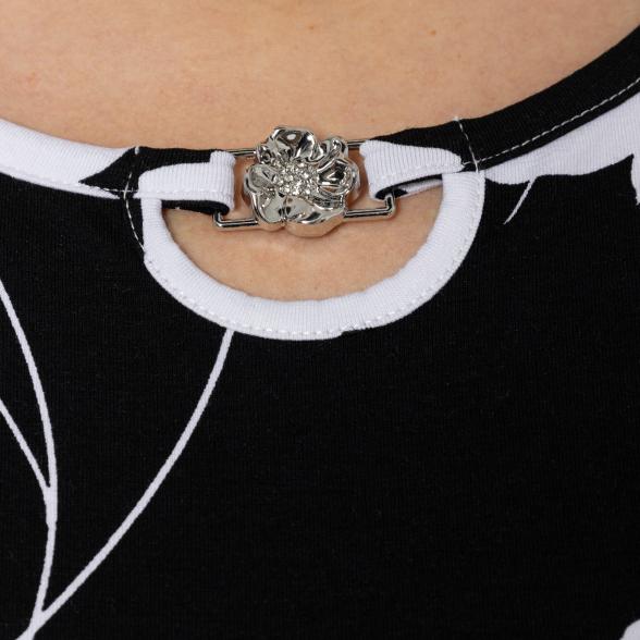 RÖSSLER SELECTION Damen-Shirt schwarz/weiß 54 - 113681800010 - 3 - 588px