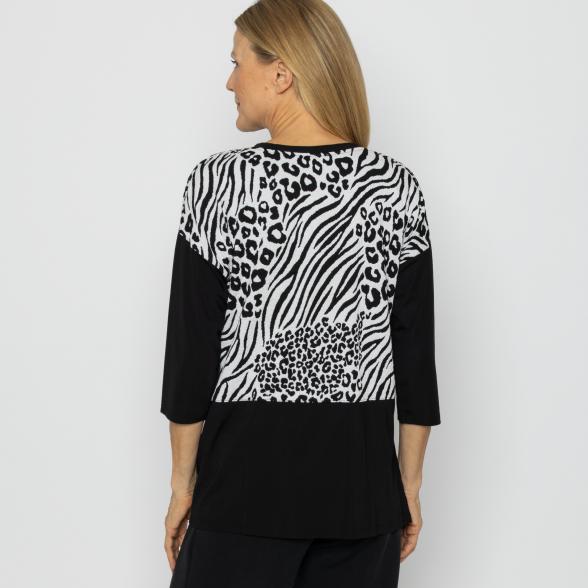 VANESSA STYLE Damen-Shirt schwarz/animal 48/50 (4) - 113686400004 - 3 - 588px