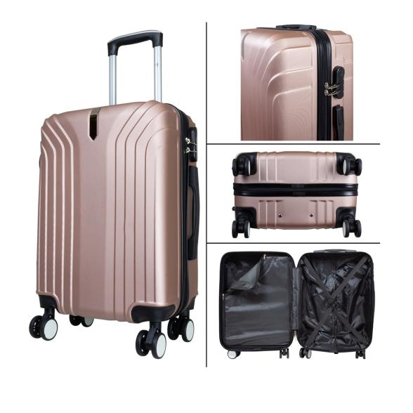 3-teiliges ABS-Kofferset 'Palma24' roségold - 113823300000 - 3 - 588px