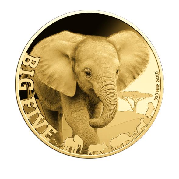 2er Set Goldmünzen African Elefant & Elefan Calf - 113842200000 - 3 - 588px
