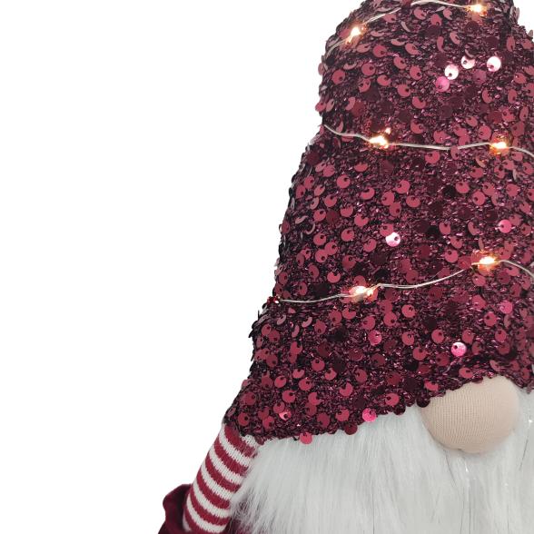 LED-Glitzerwichtel rot 80cm, ausziehbar - 113848300000 - 3 - 588px