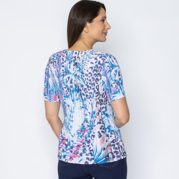 Jeannie Damen-Plissee-Shirt Leo & Blätter - 113965600000 - 3 - 588px