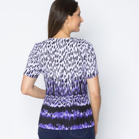 Jeannie Damen-Plissee-Shirt gemustert - 113966000000 - 3 - 588px