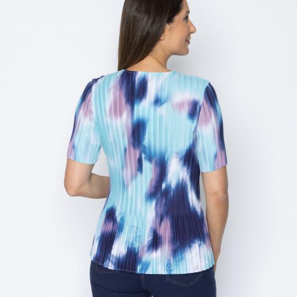 Jeannie Damen-Plissee-Shirt Farbmix - 113966200000 - 3 - 588px