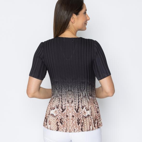 Jeannie Damen-Plissee Shirt Snake Verlauf - 113968200000 - 3 - 588px