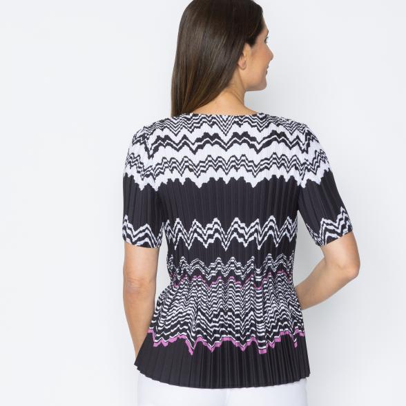 Jeannie Damen-Plissee Shirt Zickzack - 113968500000 - 3 - 588px