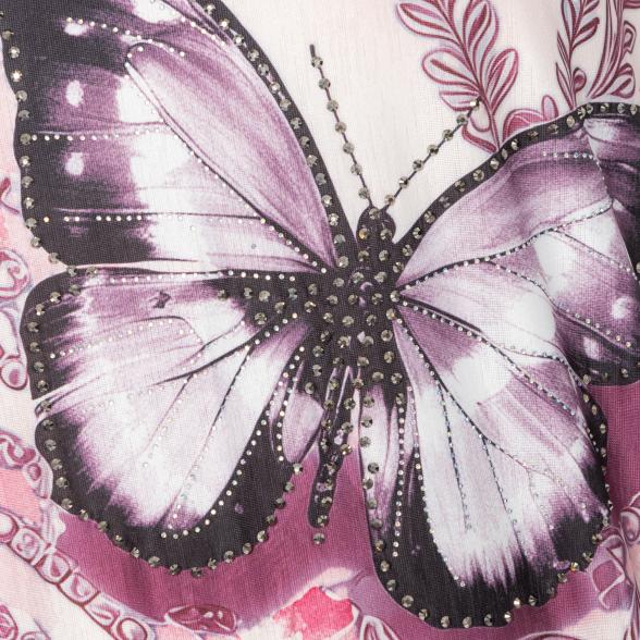 FASHION NEWS Damen-Shirt Butterfly beere M/L - 38-42 - 113978700001 - 3 - 588px