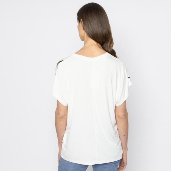 FASHION NEWS Damen-Shirt Katze weiß M/L - 38-42 - 113980500001 - 3 - 588px